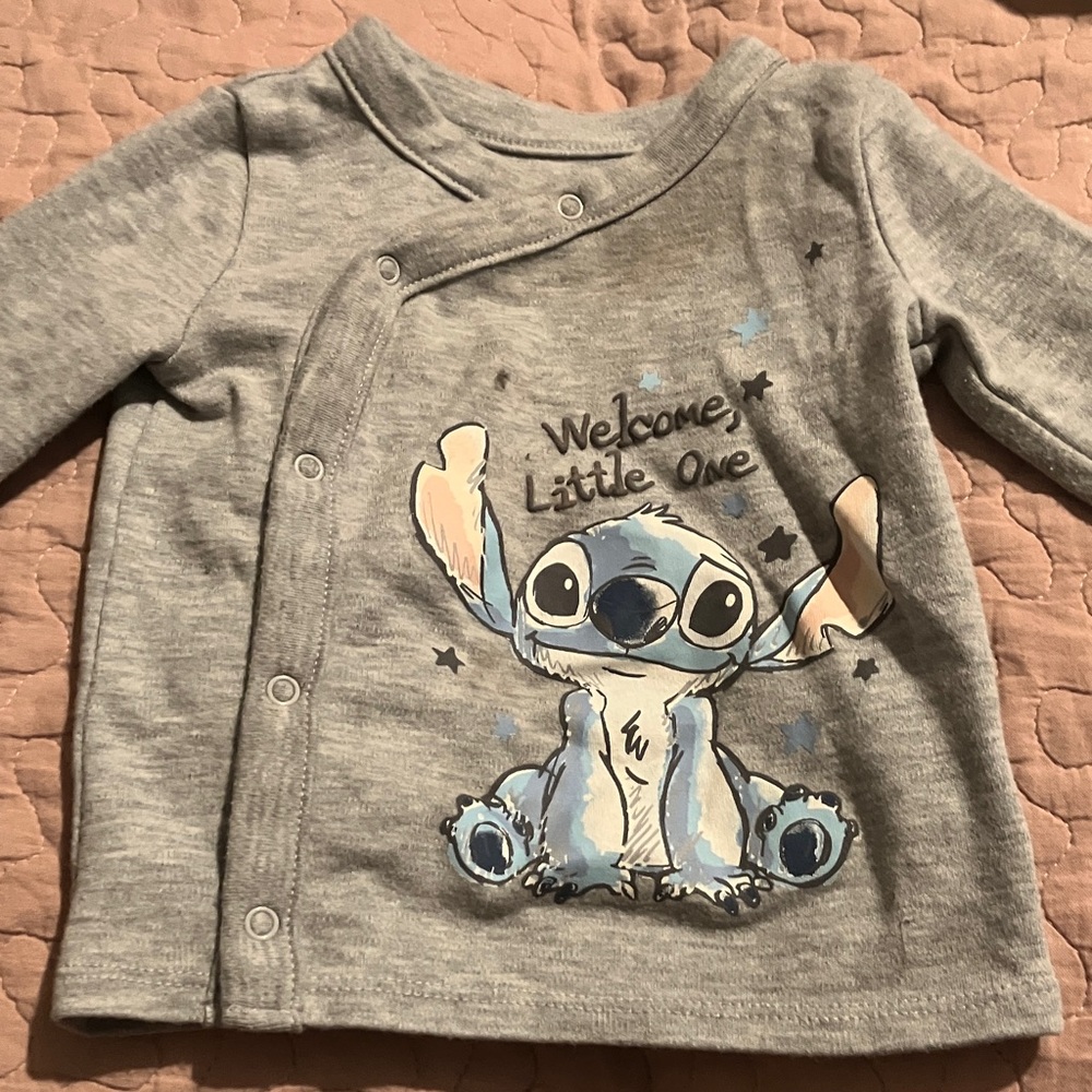 Disney Lilo & Stitch Grey PJ Set
